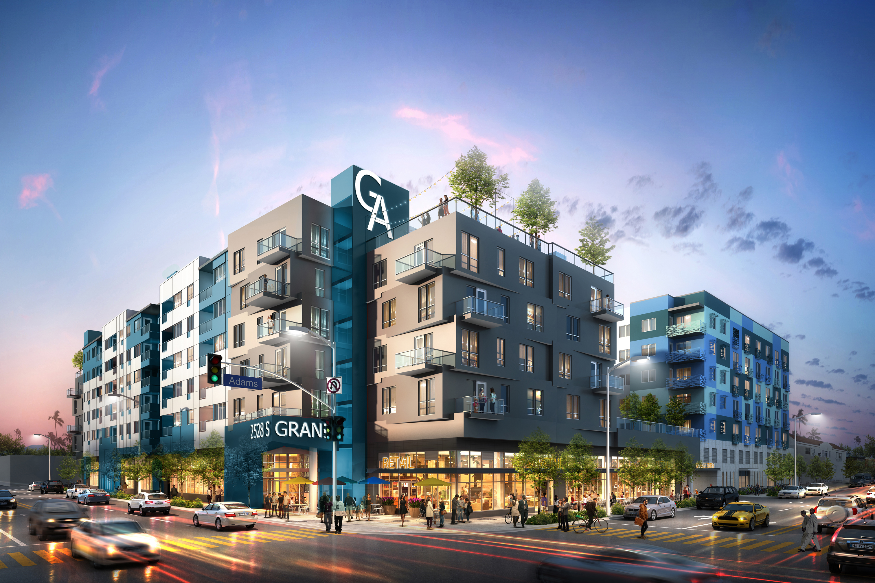 Rendering of Cityview's Jasper on Adams & Grand