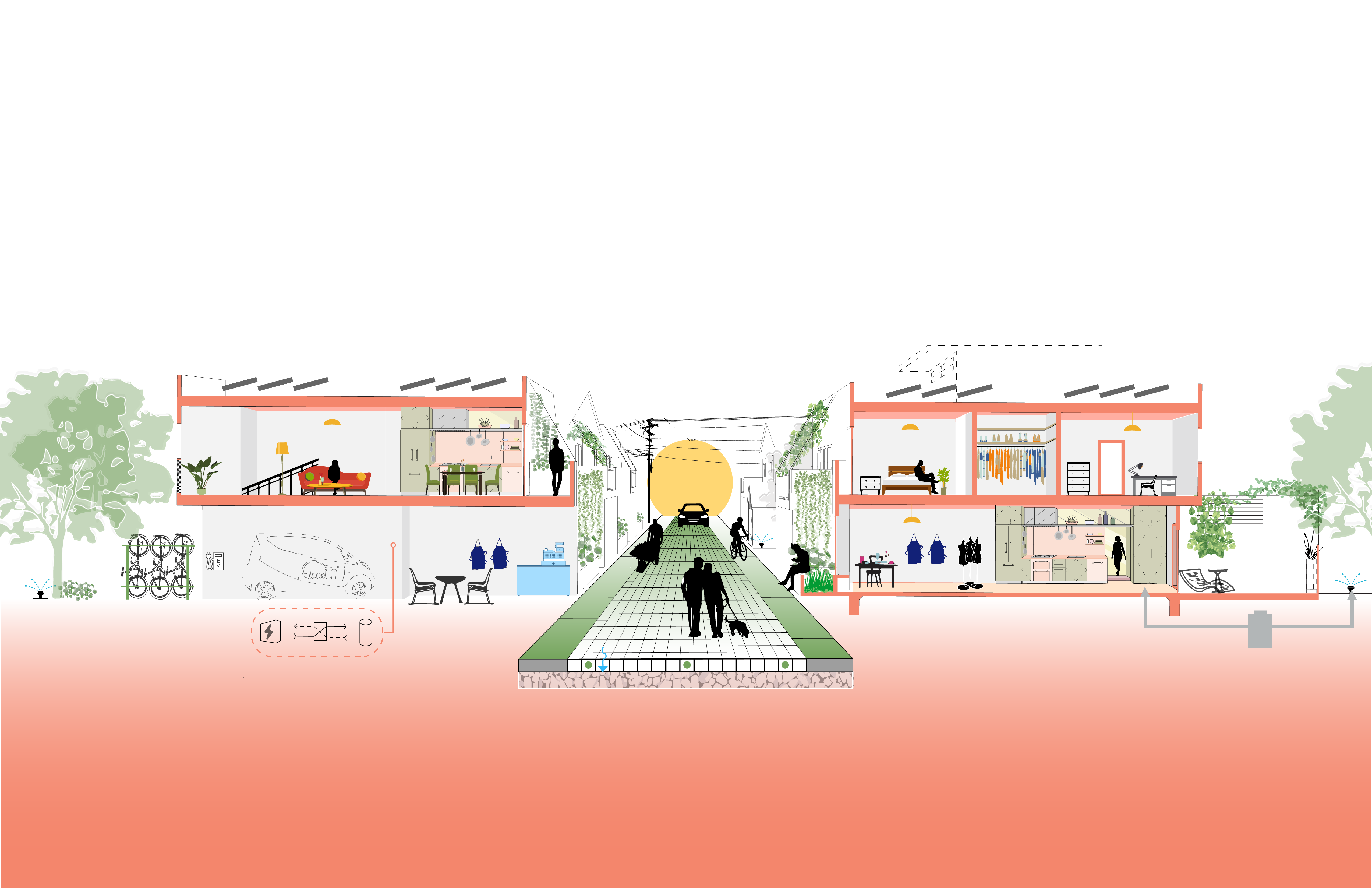 Low-Rise - Subdivision - Green Alley Housing 