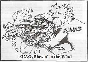 A comic titled SCAG, Blowin' in the Wind